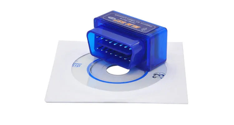 Bluetooth OBD2 auto fault detector with ELM327 interface for vehicle diagnostics
