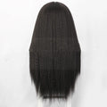 Women's little lace front straight wig 30inch long high temperature silk European American style