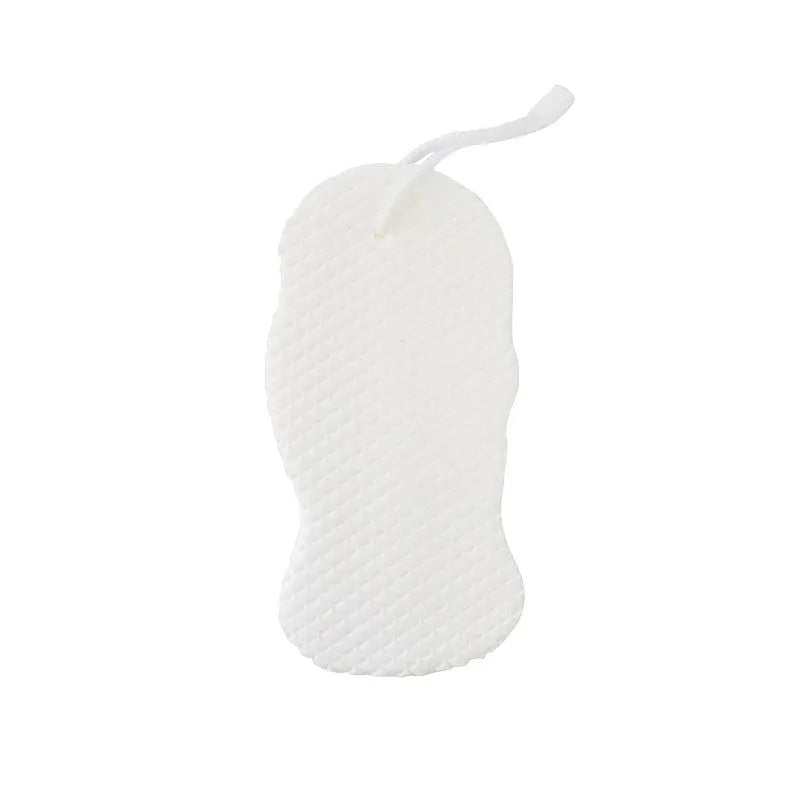 3D fish scale pattern bath sponge ball in white, grey, pink, or light blue colour.