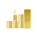 Gold foil packaged nourishing lipstick with 3.5g content containing hyaluronic acid and Vitamin E.