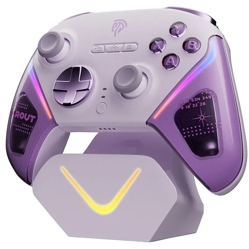 Rocker Smart Startstop Charging Base for game controllers in black, green, or purple.