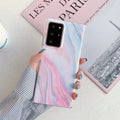 Samsung laser marbled TPU phone case in blue with starry sky pattern for Note 10