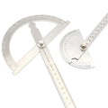 Adjustable protractor 180° measuring square 15cm hollow-large plastic geometry tool