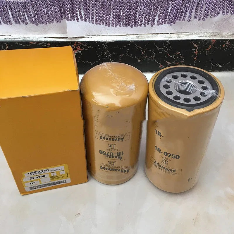 1R-0750 fuel filter element for removing oil impurities from fuel systems