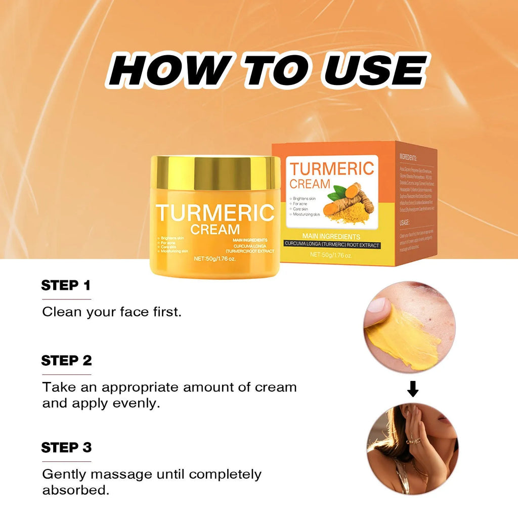50g jar of hydrating and nourishing moisturising cream for skin brightening