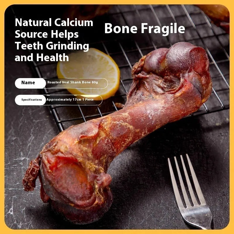 Roasted ox bone flavour molar rod for dogs in three sizes: large, medium, and small