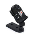 Black wireless security camera with 1.5-inch LCD screen and 16x optical zoom lens