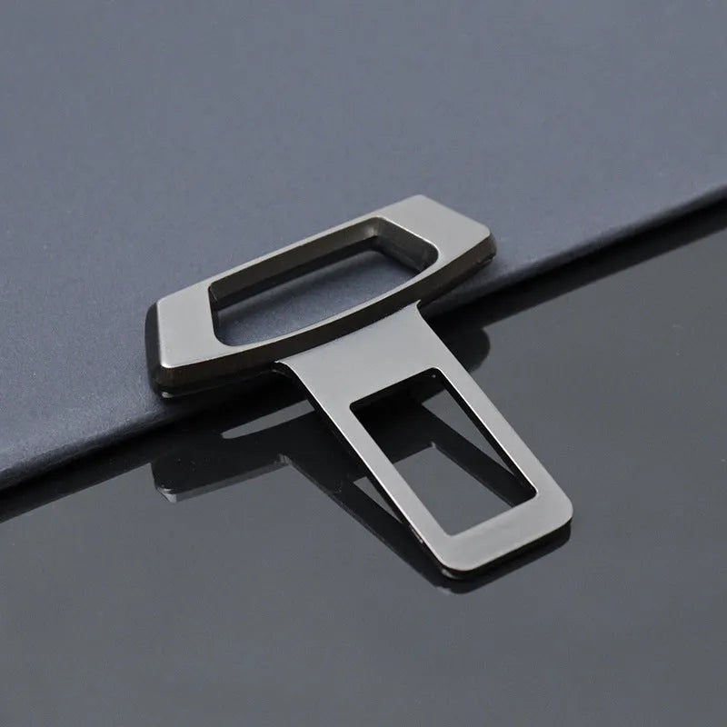 Metal car interior silencer insert shown in gold, matte black, and silver colour options.