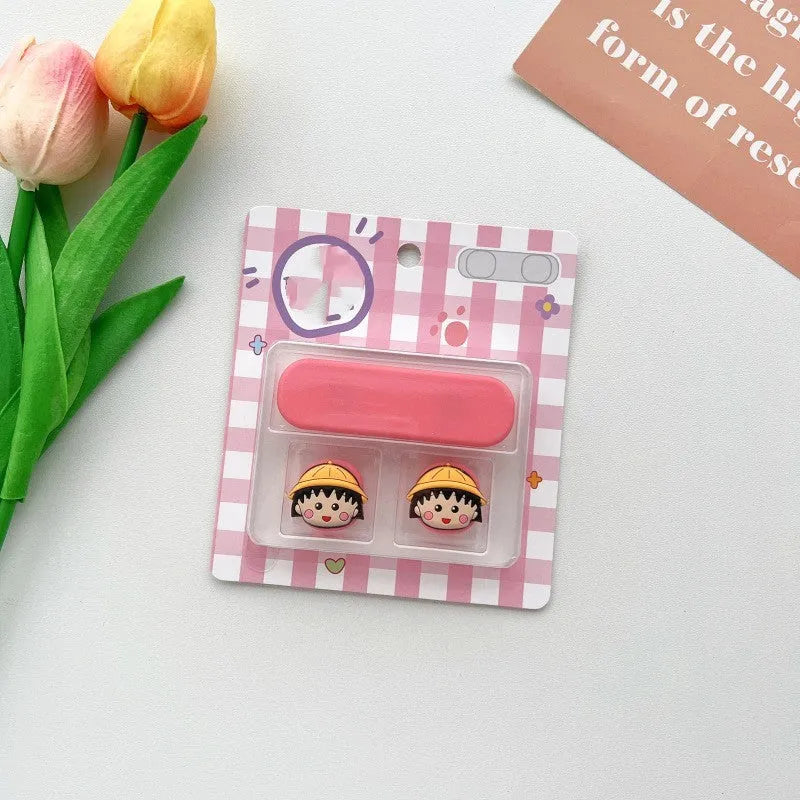 Cartoon magnetic protection data cable fixer for desktop magnetic hubs in various colours