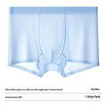 Ice silk breathable boxer briefs in multiple colours with seamless design for summer wear