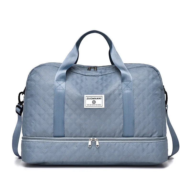 Large capacity Oxford cloth travel bag in multiple colour options with 36-55L storage space