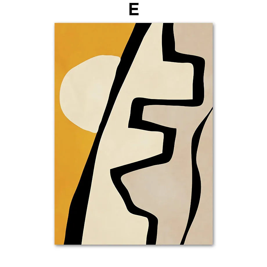 Abstract African women flower leaf mural art canvas painting spray paint on oil canvas unframed rectangular shape