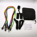 Door sports resistance band set with pulling rope in cloth bag and colour box packaging options
