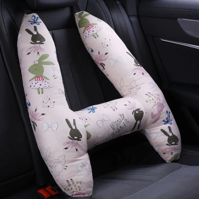 55x70cm car headrest pillow with pearl cotton filling in various pattern options