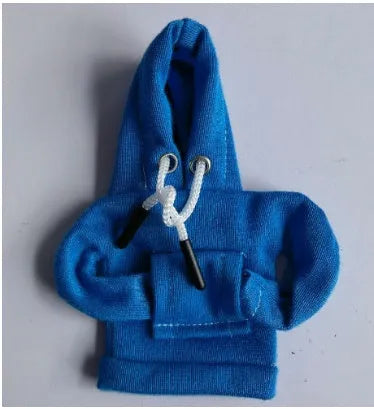 Cloth gear shift knob hoodie cover in assorted colours showing 13x8cm size for manual and automatic cars.