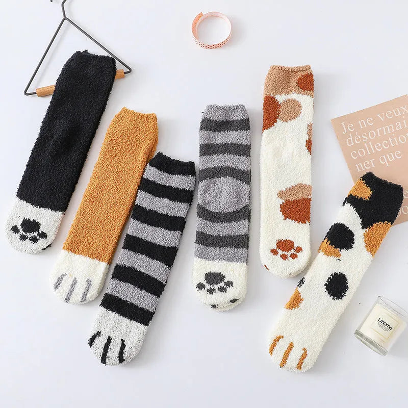House floor socks in black, khaki, grey stripe and dot patterns for indoor use