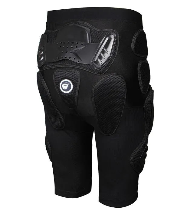 Ski racing shatter-resistant diaper pants protective gear for skating snow sports running cycling motorcycle riding black EVA foam padding