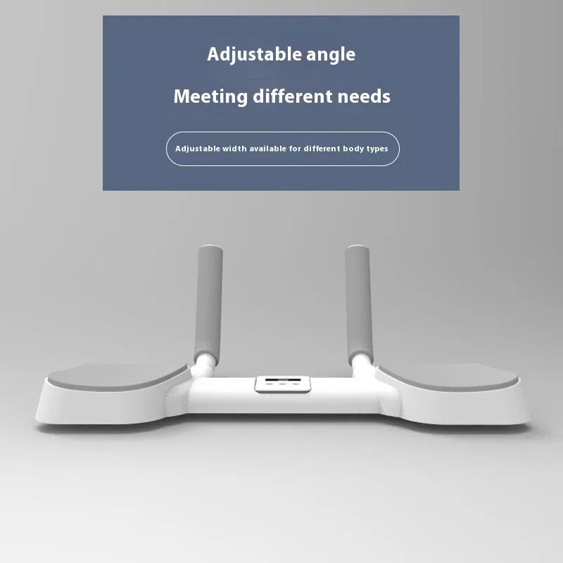 White flat support trainer with alloy aluminium tube construction for household exercise