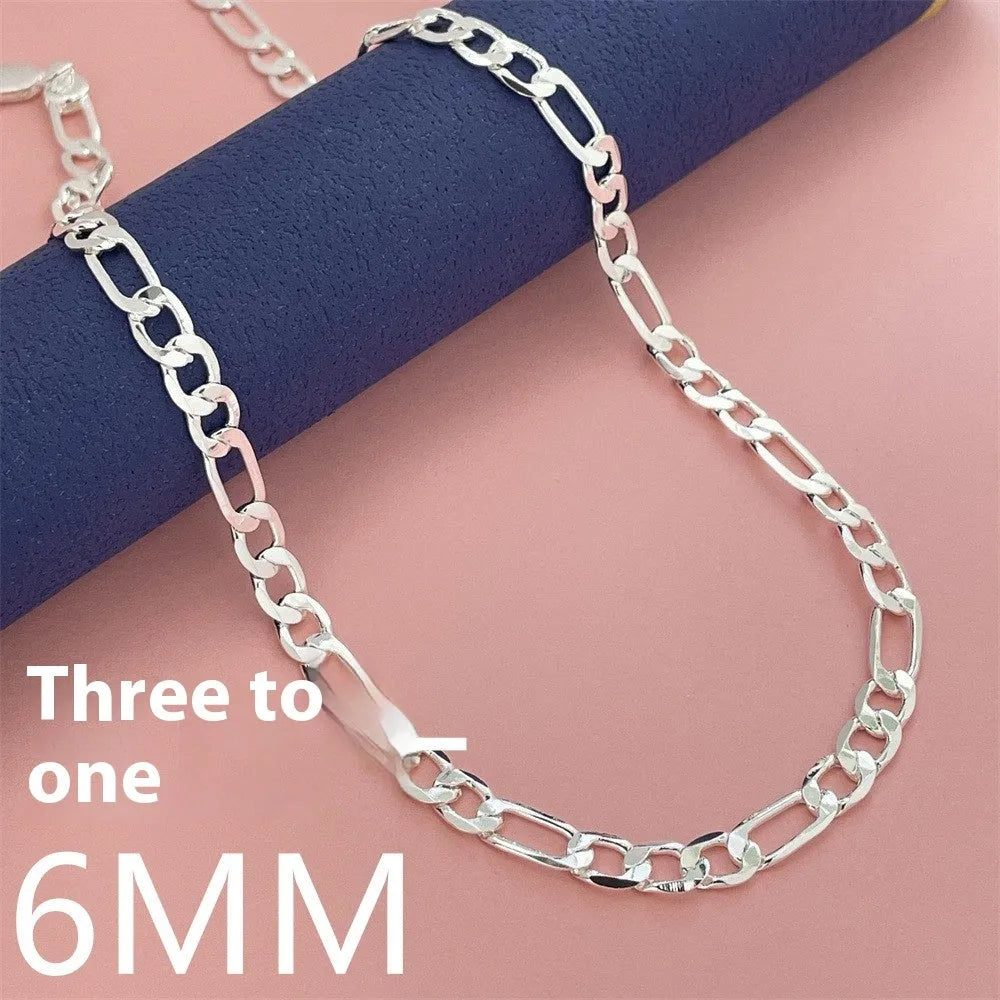 Copperised silver electroplated bead necklace and bracelet set on a flat surface, multiple sizes available from 2mm to 12mm beads