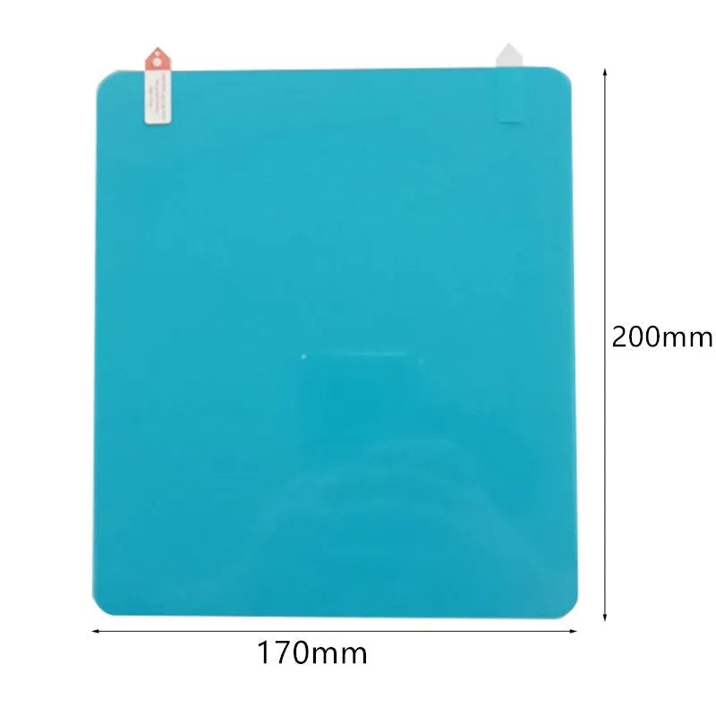 Blue oval anti-moist waterproof side mirror sticker with nano hydrophilic technology for car rain safety