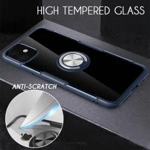 PU material iPhone phone case showing full button access and back cover design in multiple colour options