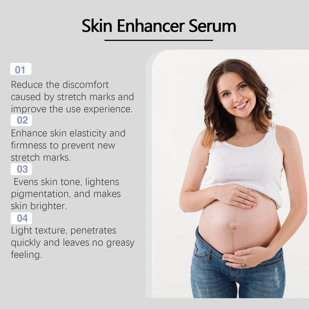 50ml bottle of Skin Enhancer Serum with Hyaluronic Acid and peptide formula.
