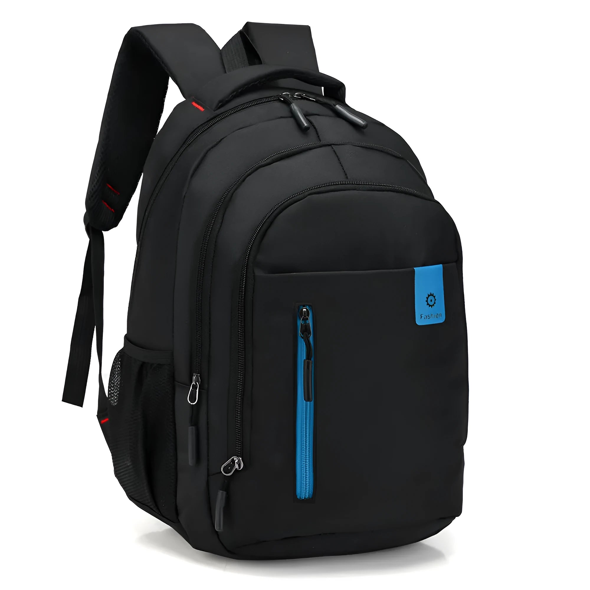 Oxford fabric backpack with breathable shoulder straps and side pockets in multiple colour options