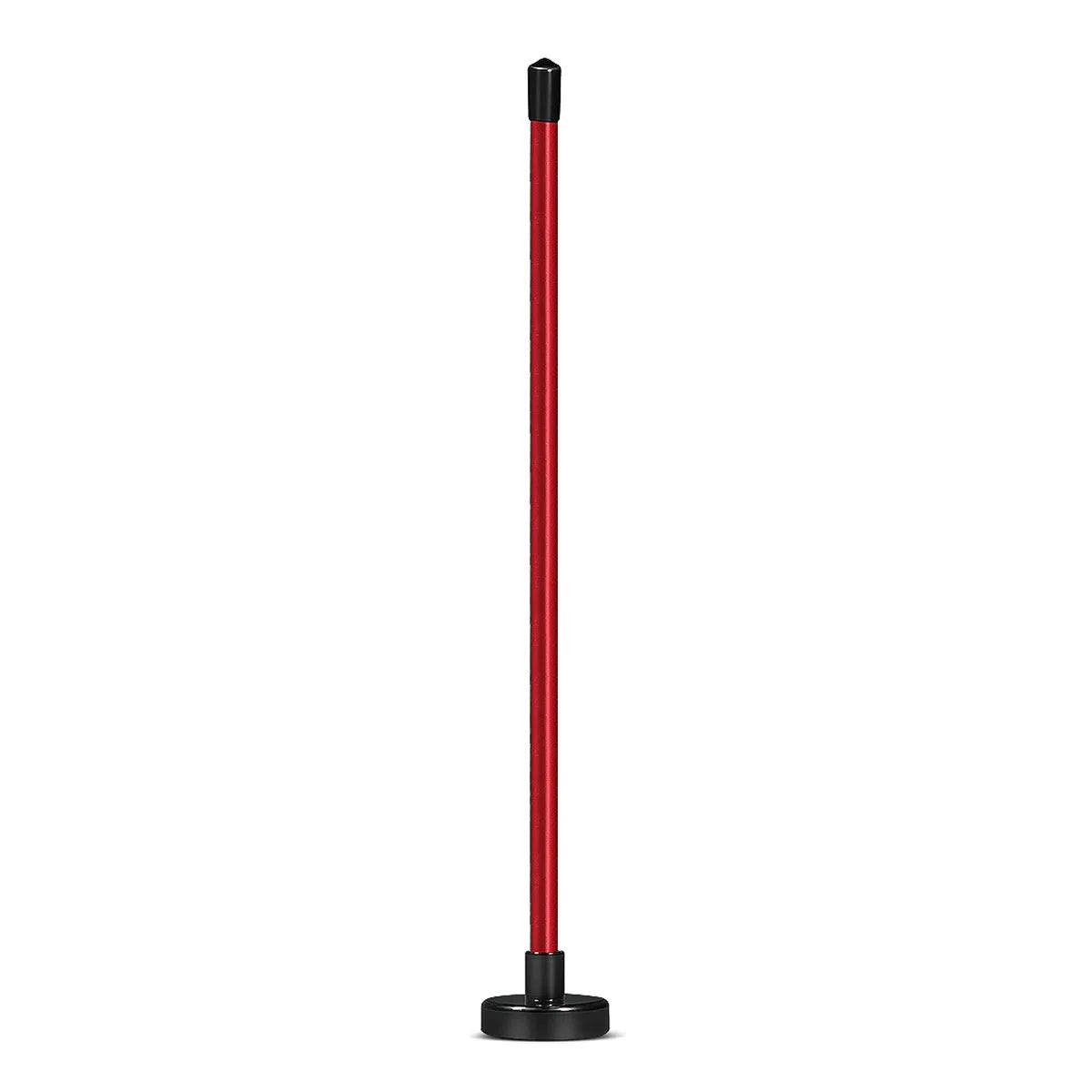 Red aluminium alloy magnetic golf swing alignment trainer with direction baseball bar