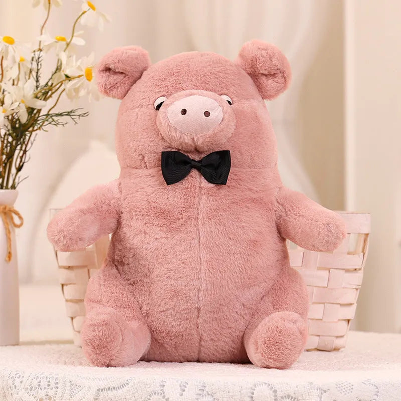 Cartoon plush doll toy cat panda piggy puppy short plush PP cotton filling 25cm 35cm