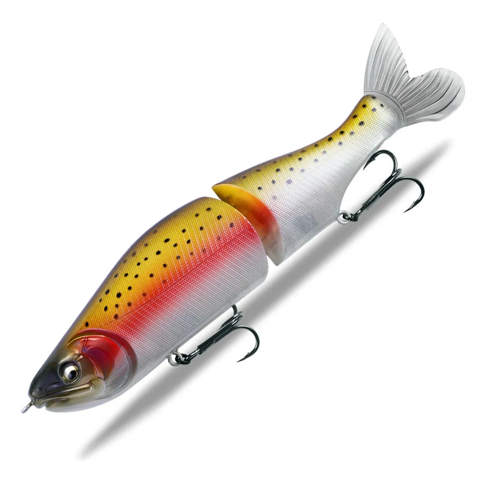 185mm plastic fishing lure for bass fishing available in 15 colour options
