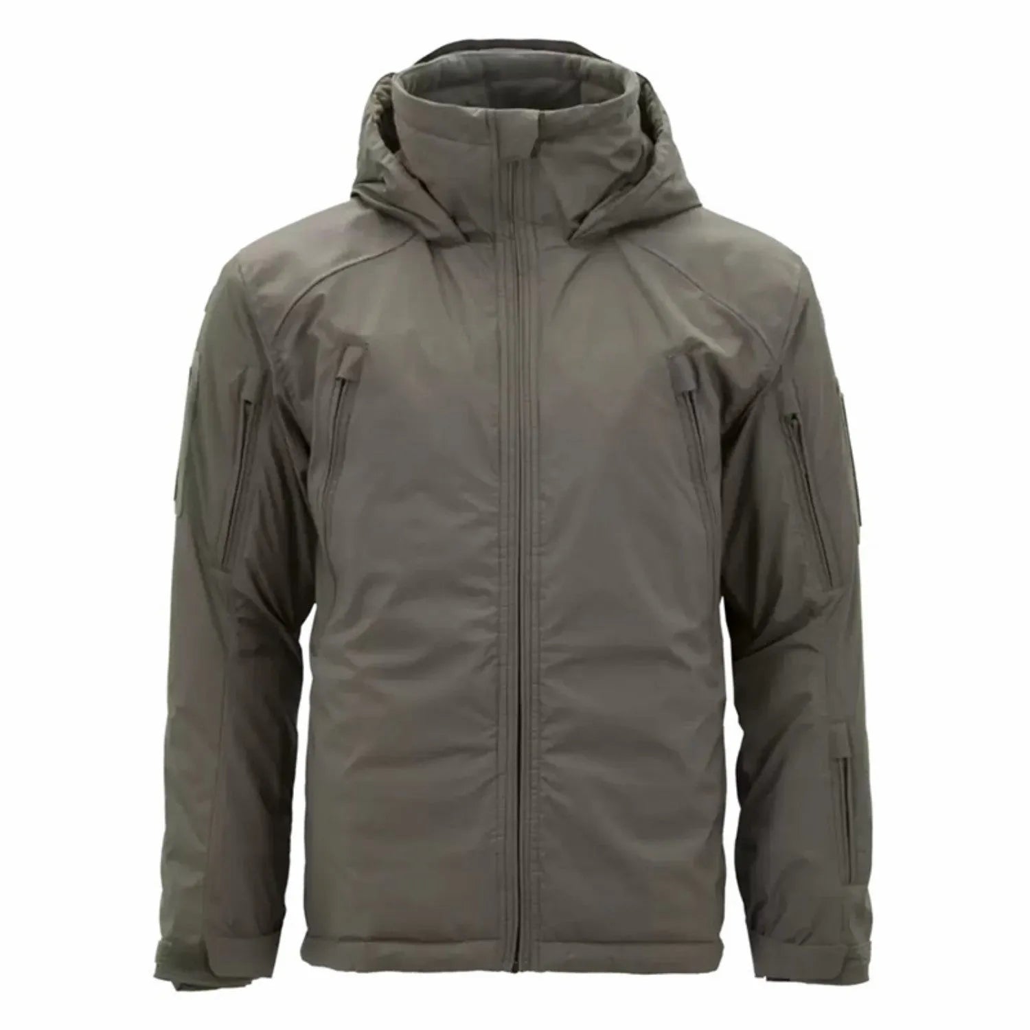 Men's thick cotton jacket in camouflage pattern with medium length cut