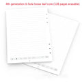 Zodiac Forest loose spiral notebook filling paper core with 64 pages and nine writing refills