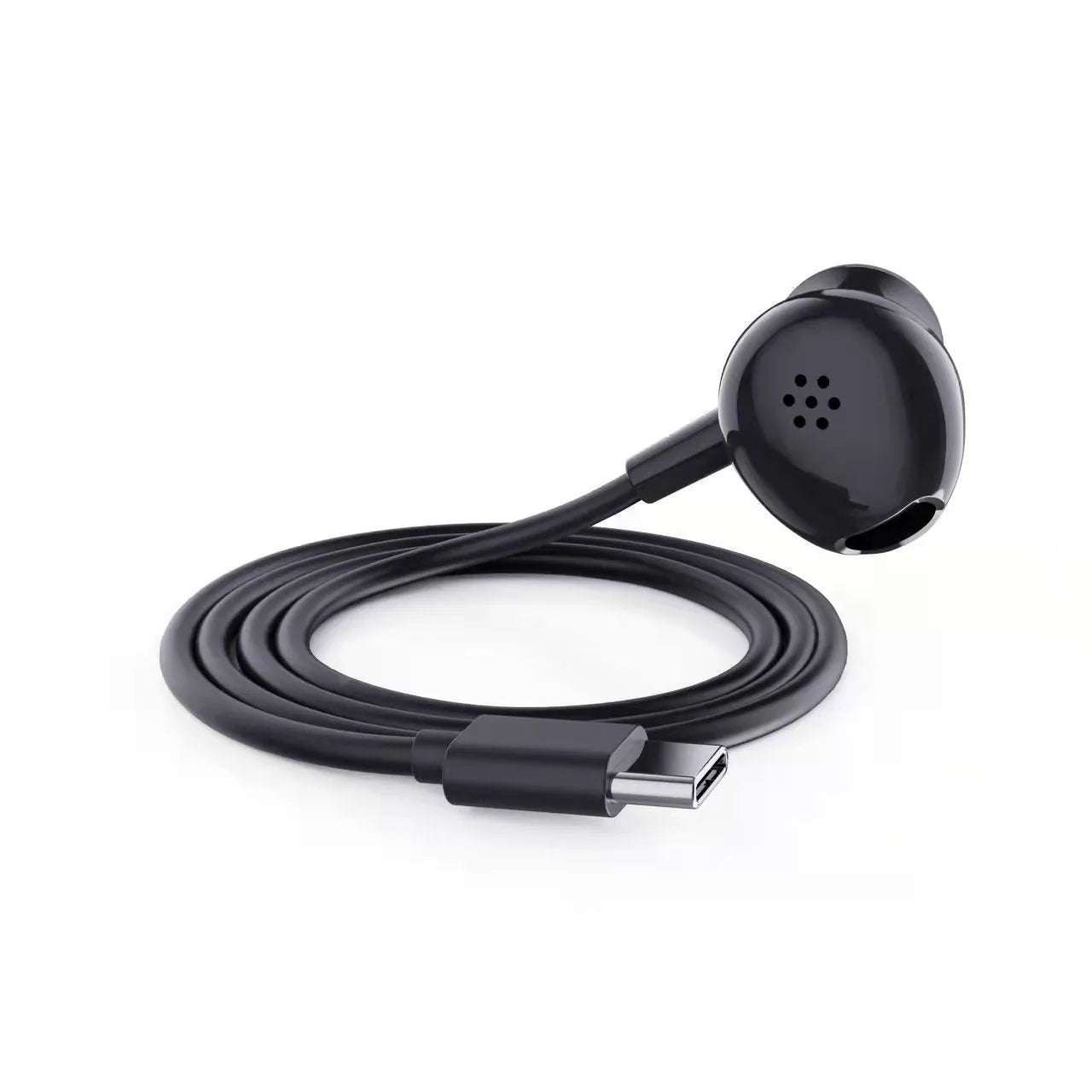 M9 wired monitor earphone headset with 10mm horn, ABS earplugs, and TPU cable on storage box background