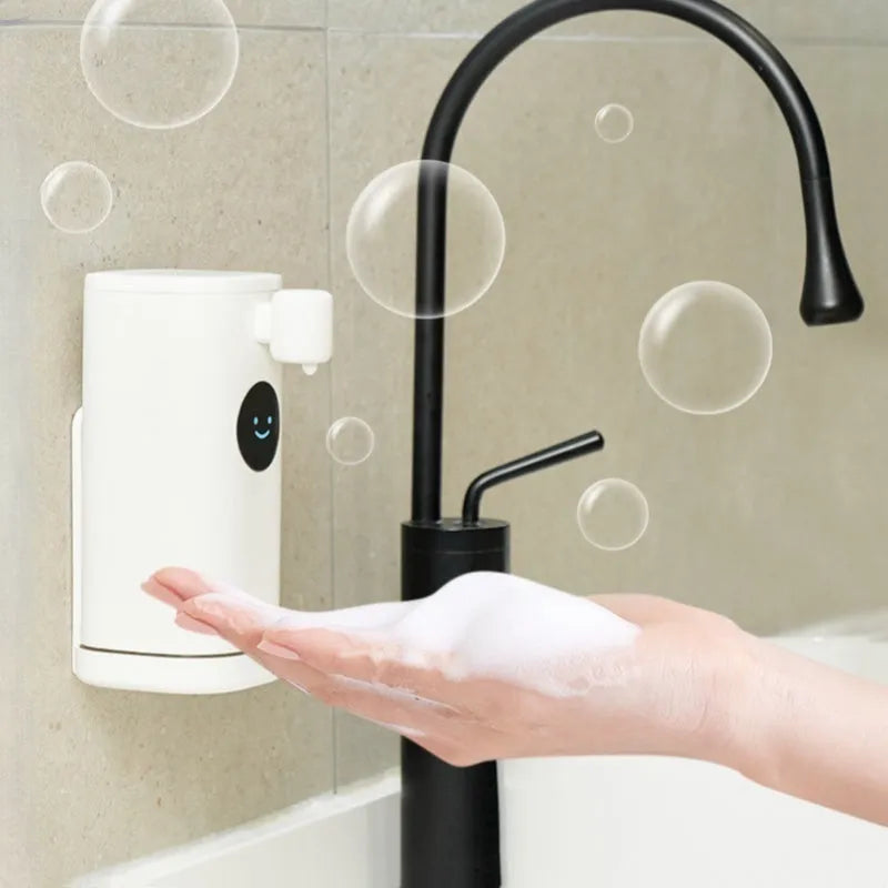 White Smile automatic foam hand washing machine with intelligent induction sensor, wall mounted, 300L+ capacity