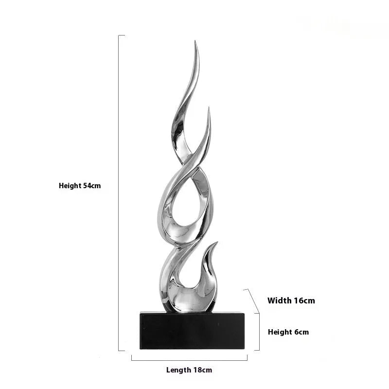 Large gold resin festival high-rise table centrepiece ornament for modern event decor