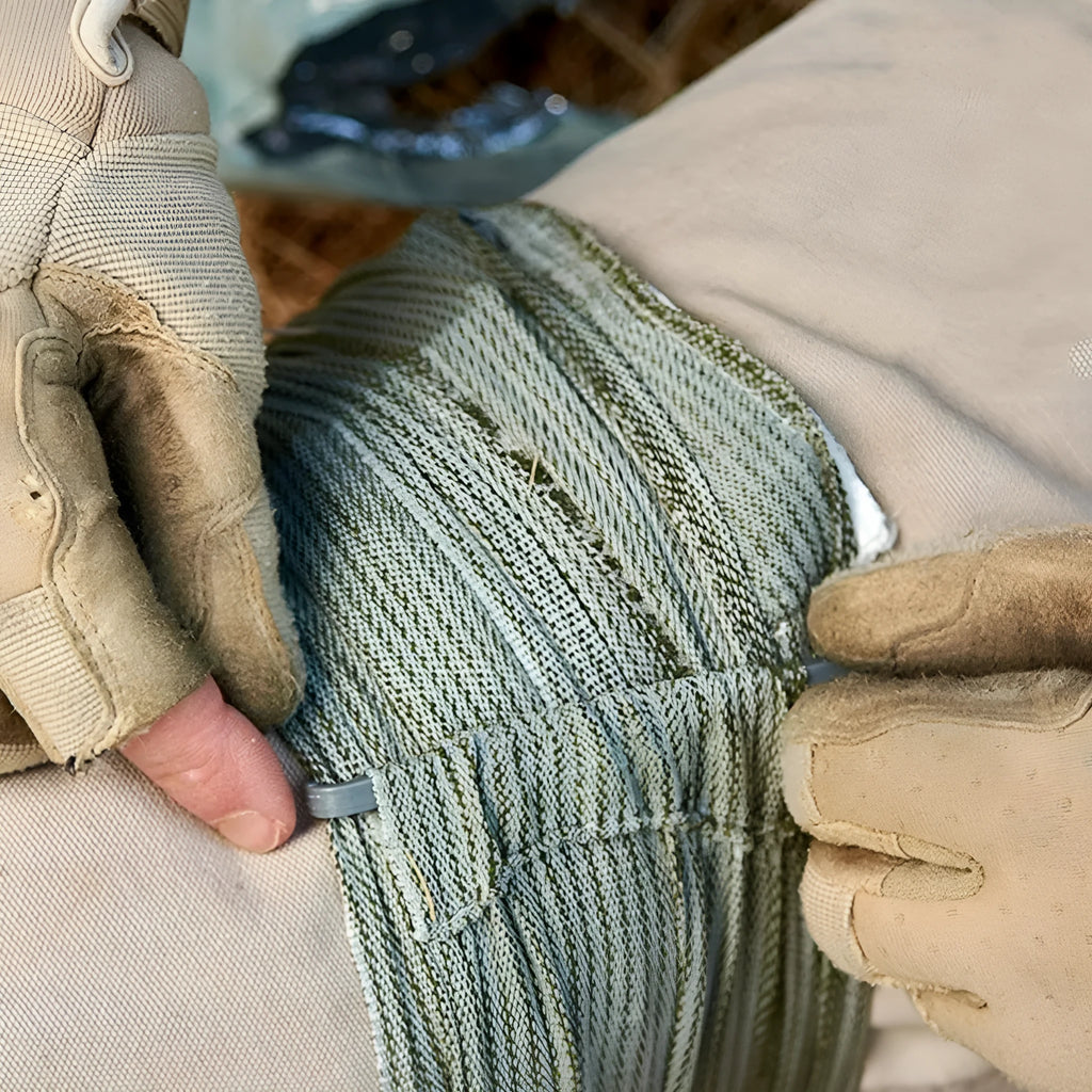 Portable outdoor hemostatic bandage roll, 6 inch tactical gauze compress for first aid kits.