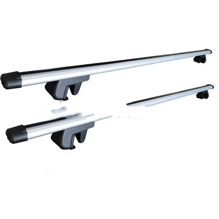Alloy roof rack crossbars for GM SUV, adjustable 120-135cm length, 75kg load capacity