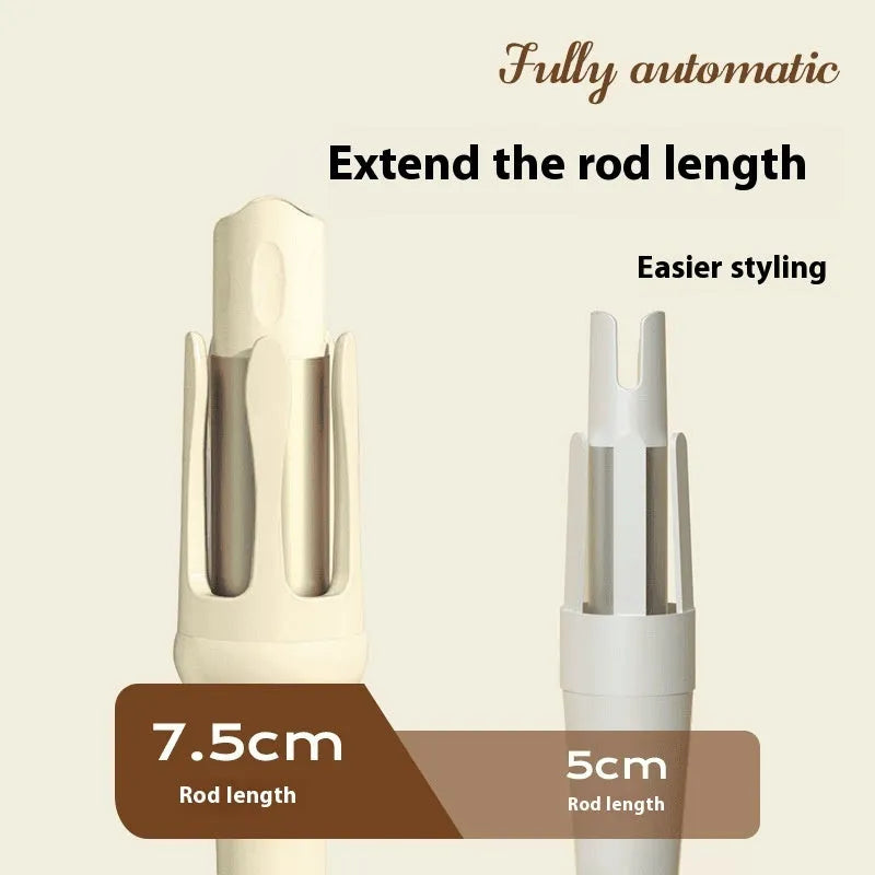 Automatic hair curler in a selected colour with 32mm barrel and power adapter.
