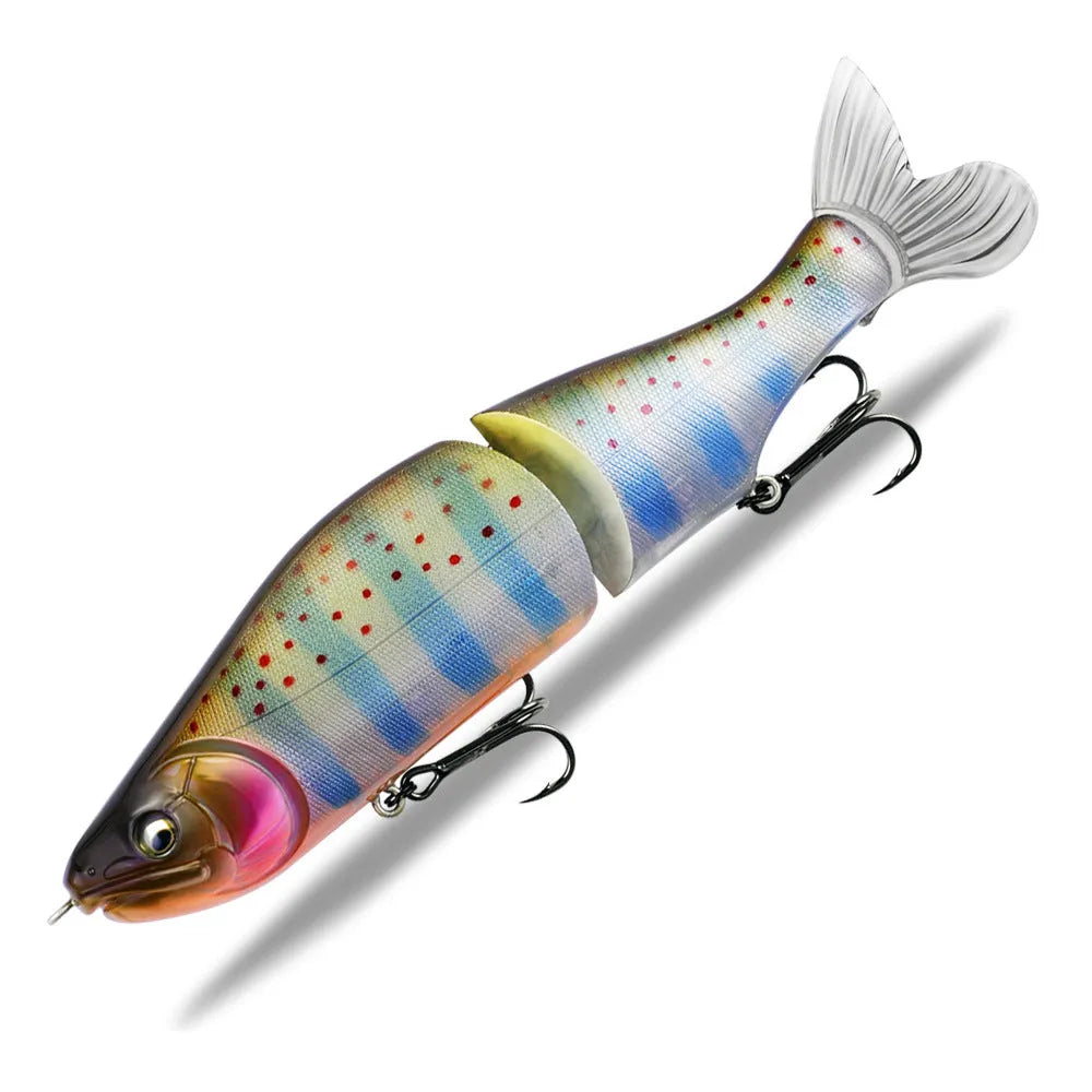 185mm plastic fishing lure for bass fishing available in 15 colour options