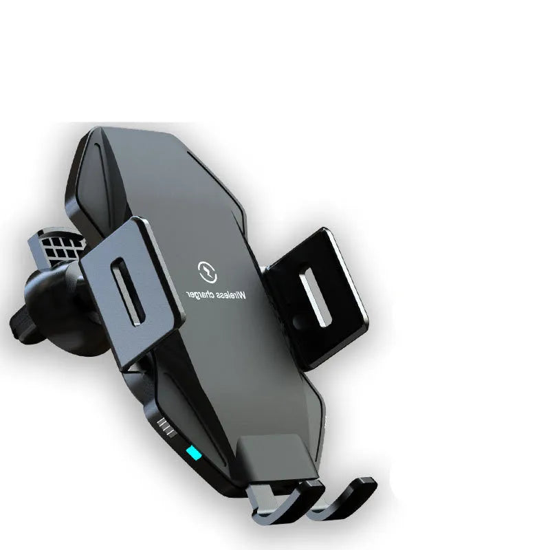 T3 touch car wireless charger in matte black or space grey with Type-C connection