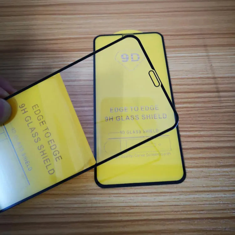 Black tempered glass screen protector for Xiaomi Mi 10 Lite and Mi 11 series smartphones