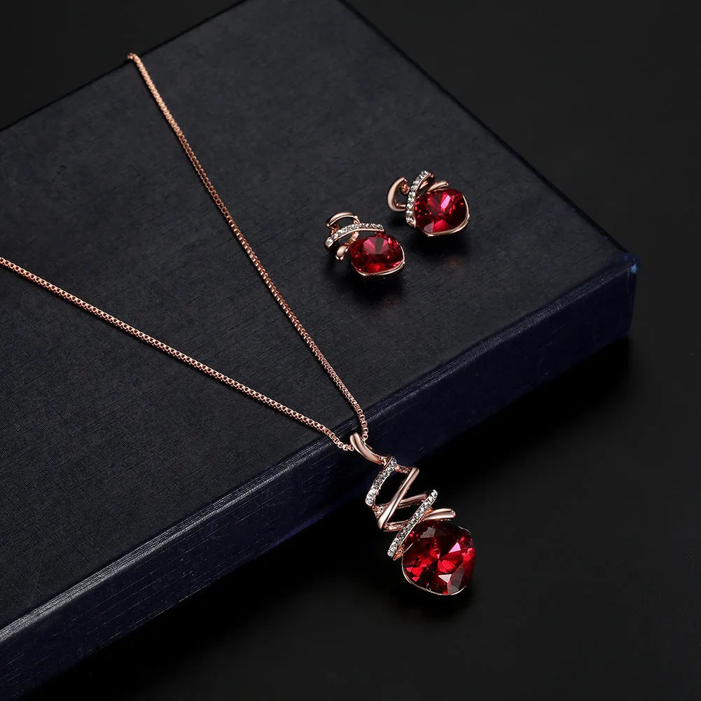 Silver-toned alloy bridal jewellery set with adjustable necklace and matching diamond-detailed earrings.