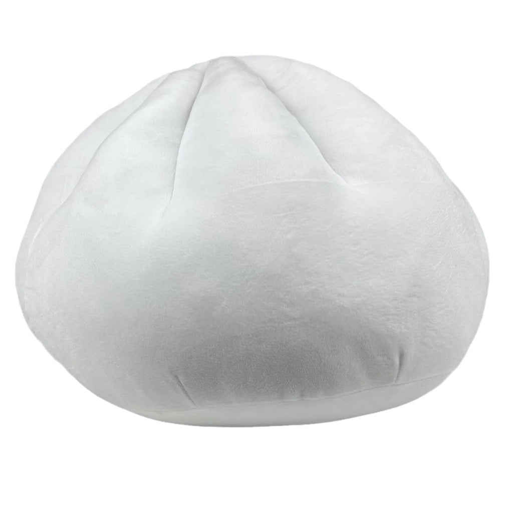 Stuffed bun pillow plush doll in steamed meat dumpling design, 40cm soft fabric cushion for home decor