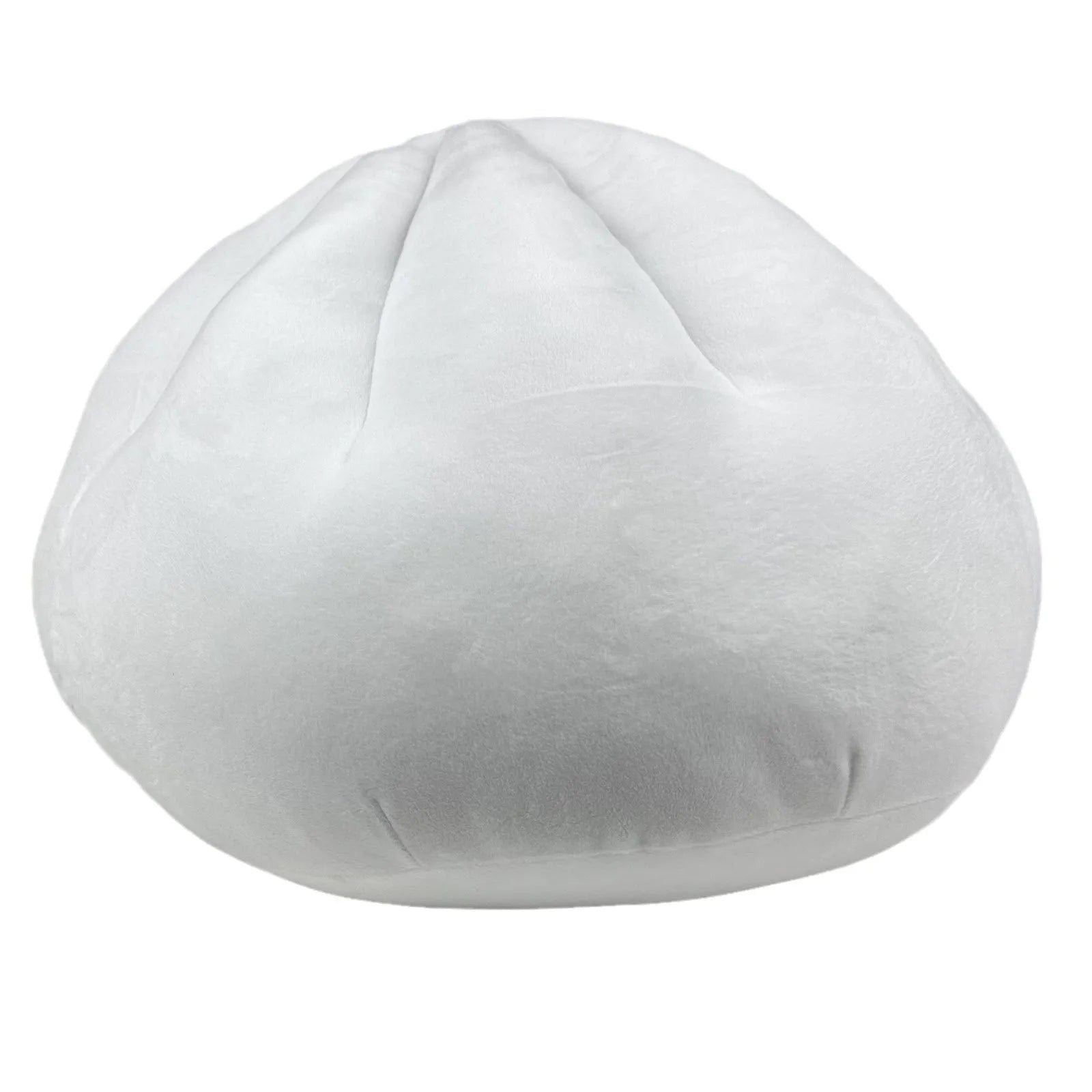 Stuffed bun pillow plush doll in steamed meat dumpling design, 40cm soft fabric cushion for home decor