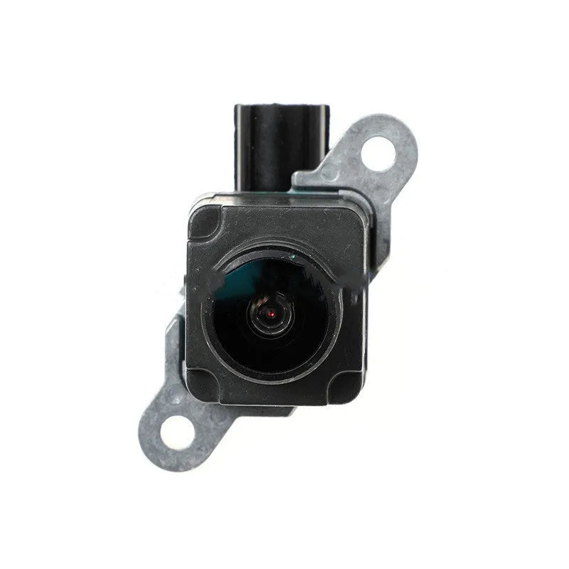 Black plastic rear view reversing camera for Dodge Ram trucks on a white background