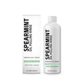 100ml bottle of spearmint oil pulling mouthwash rinse with herbal formula