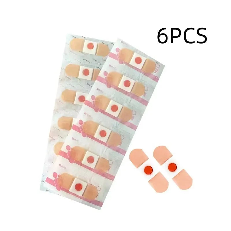 Non-woven corn removing adhesive foot patches for sports and foot care.