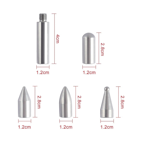 Three-piece alloy steel car dent repair tool set with crowbar and hooks on a workbench.