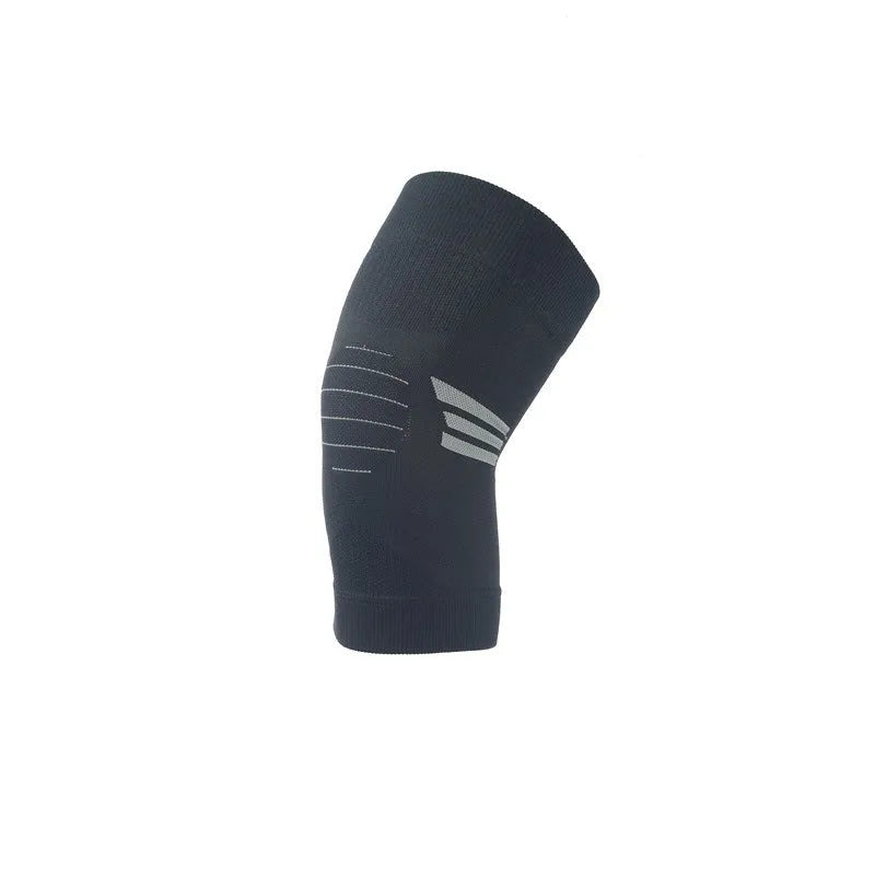 A pair of sport knee pads in a chosen colour, showing the polyester fibre construction and kneecap coverage.