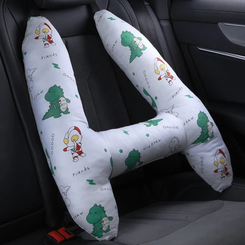 55x70cm car headrest pillow with pearl cotton filling in various pattern options